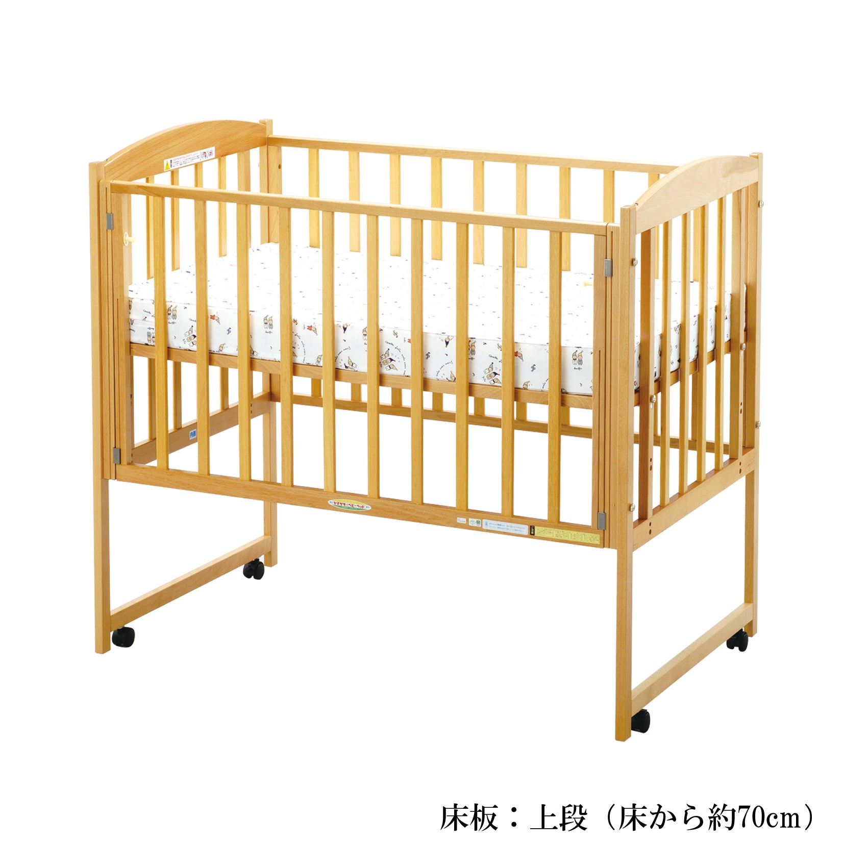 6ヶ月レンタル割引中】【今なら固綿マット付き！】ハイタイプベッド 