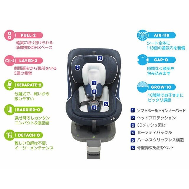 リーマン★ISOFIX★チャイルドシート iA01